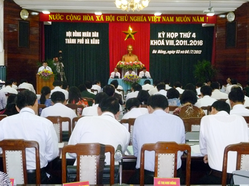 Kỳ họp thứ 4 HĐND TP Đà Nẵng khoá VIII vừa diễn ra trong hai ngày 3 - 4/7 - Ảnh: HC  